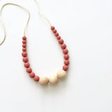 The Willow Classic Wood + Silicone Necklace | 10 color options