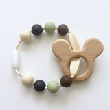The Beech Teething Accessory | Mix and Match Colors/Pendants
