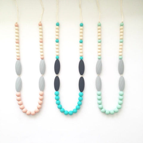 The Alessandra Teething Necklace | 5 color options