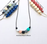 The Reese Hexagon Teething Necklace | 10+ Color Options