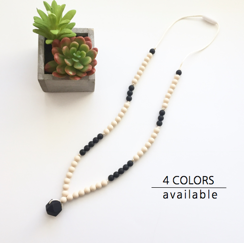 The Cora Teething Necklace | 4 color options